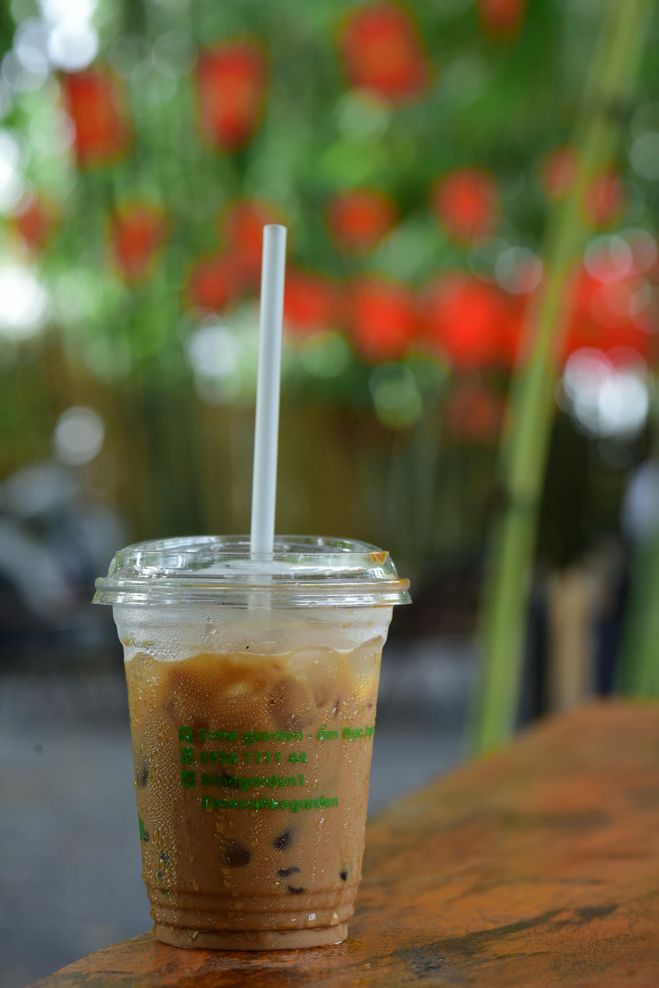Bamboo Coffee Tumbler with Lid – 16 oz – view 2
