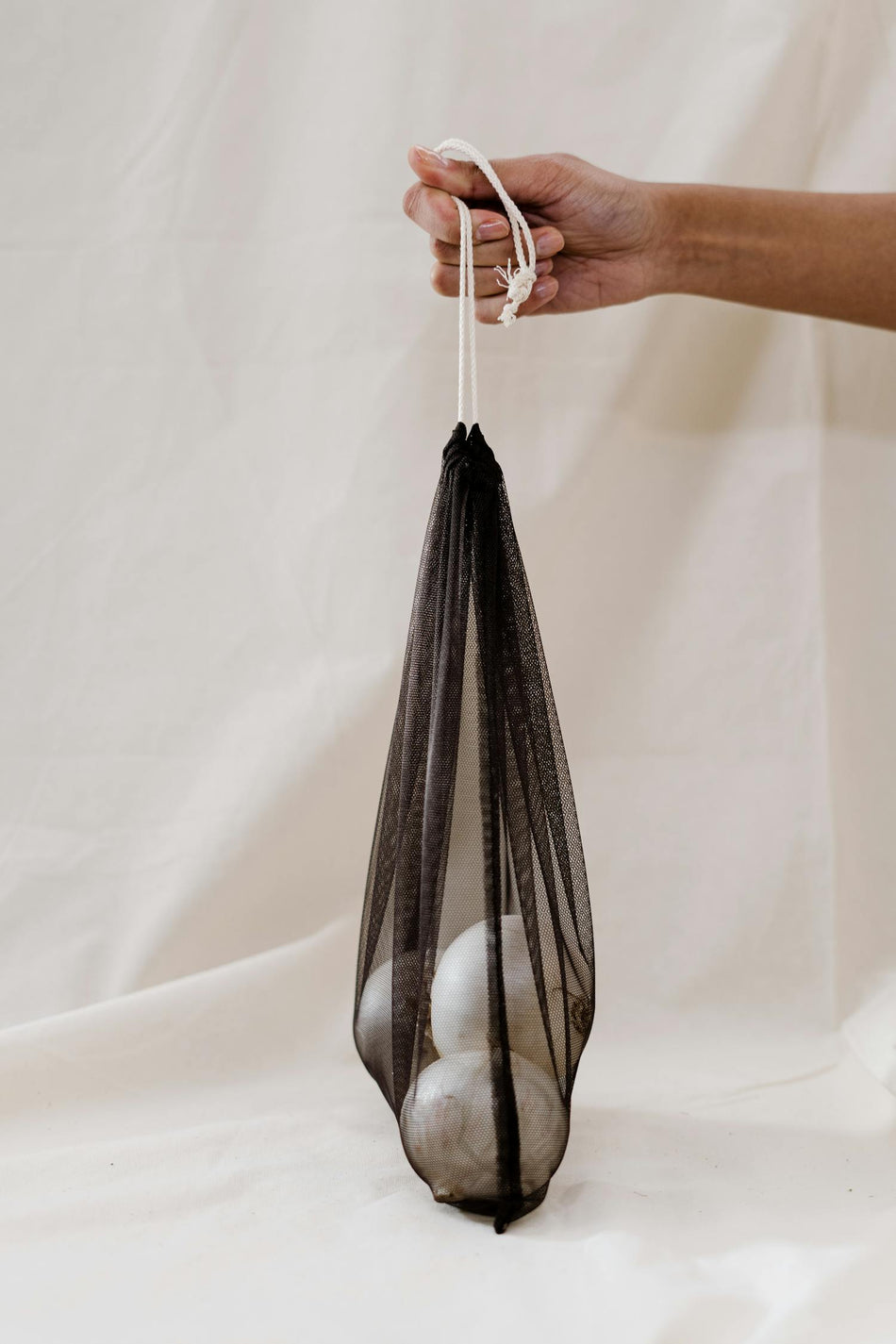 Reusable Cotton Mesh Produce Bags – Set of 9 – Natural