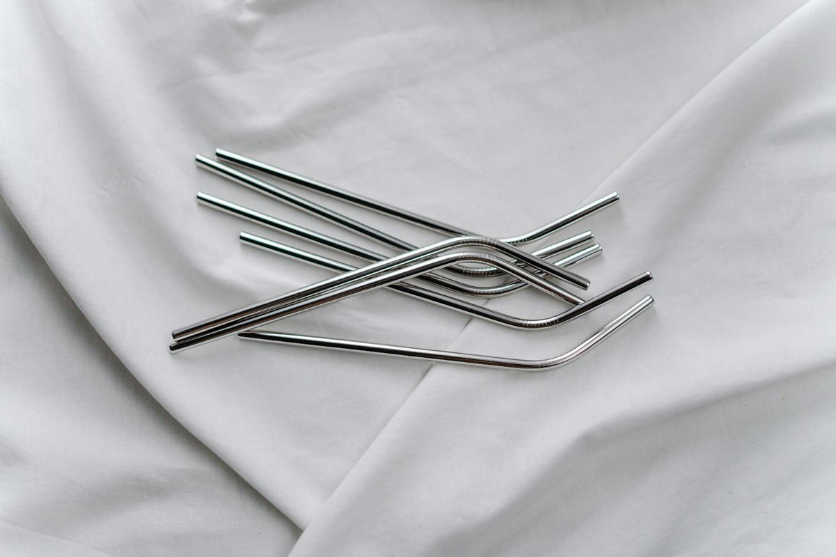 Reusable Stainless Steel Straws – 8 Pack with Brush – view 4