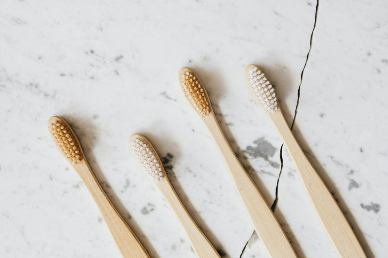 Bamboo Toothbrush 4-Pack with Soft Bristles