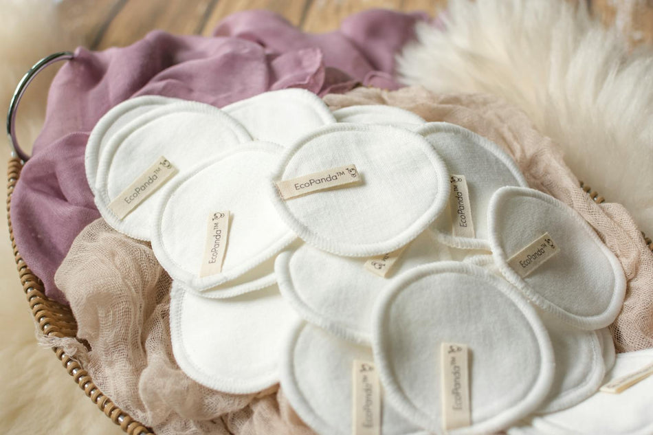 Organic Cotton Reusable Makeup Pads – 16 Pack with Wash Bag – view 2