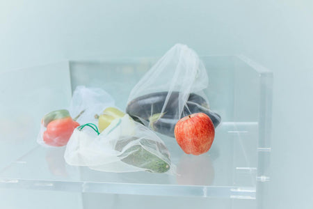 Reusable Cotton Mesh Produce Bags – Set of 9 – view 3