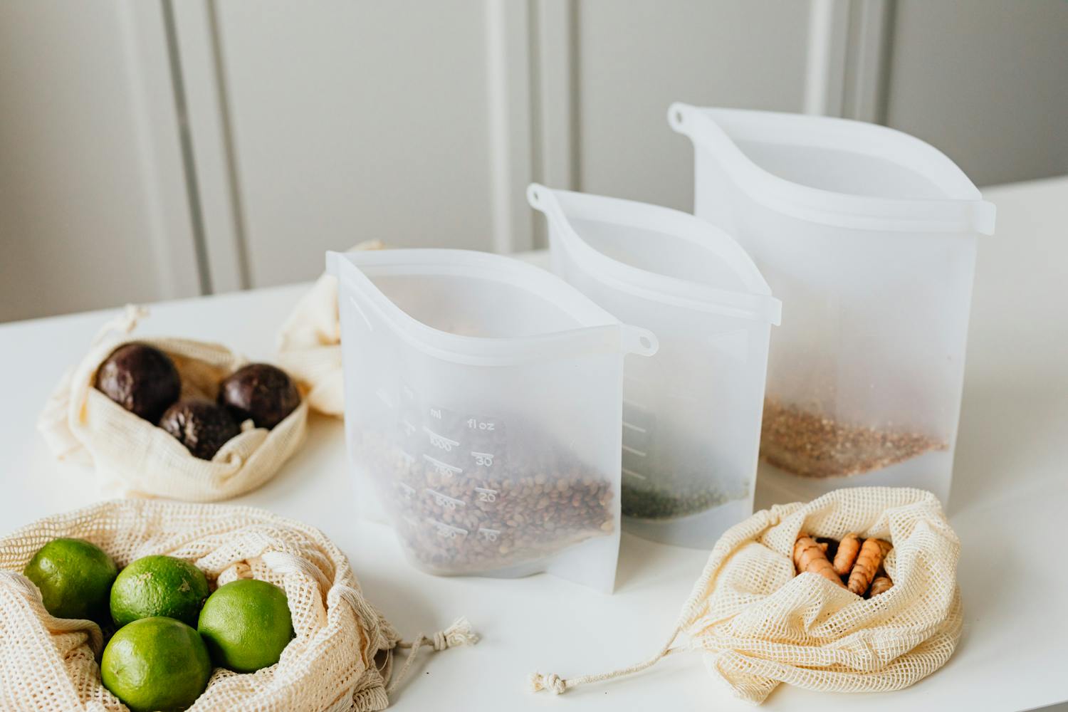 Reusable Silicone Food Storage Bags – Set of 6 – view 4