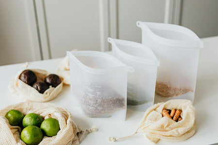 Reusable Silicone Food Storage Bags – Set of 6 – view 4
