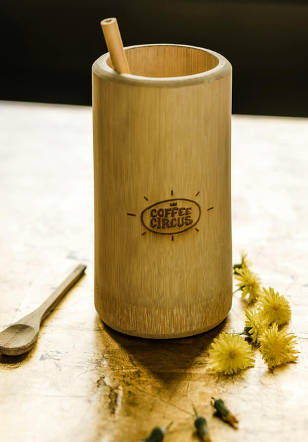 Bamboo Coffee Tumbler with Lid – 16 oz – view 4