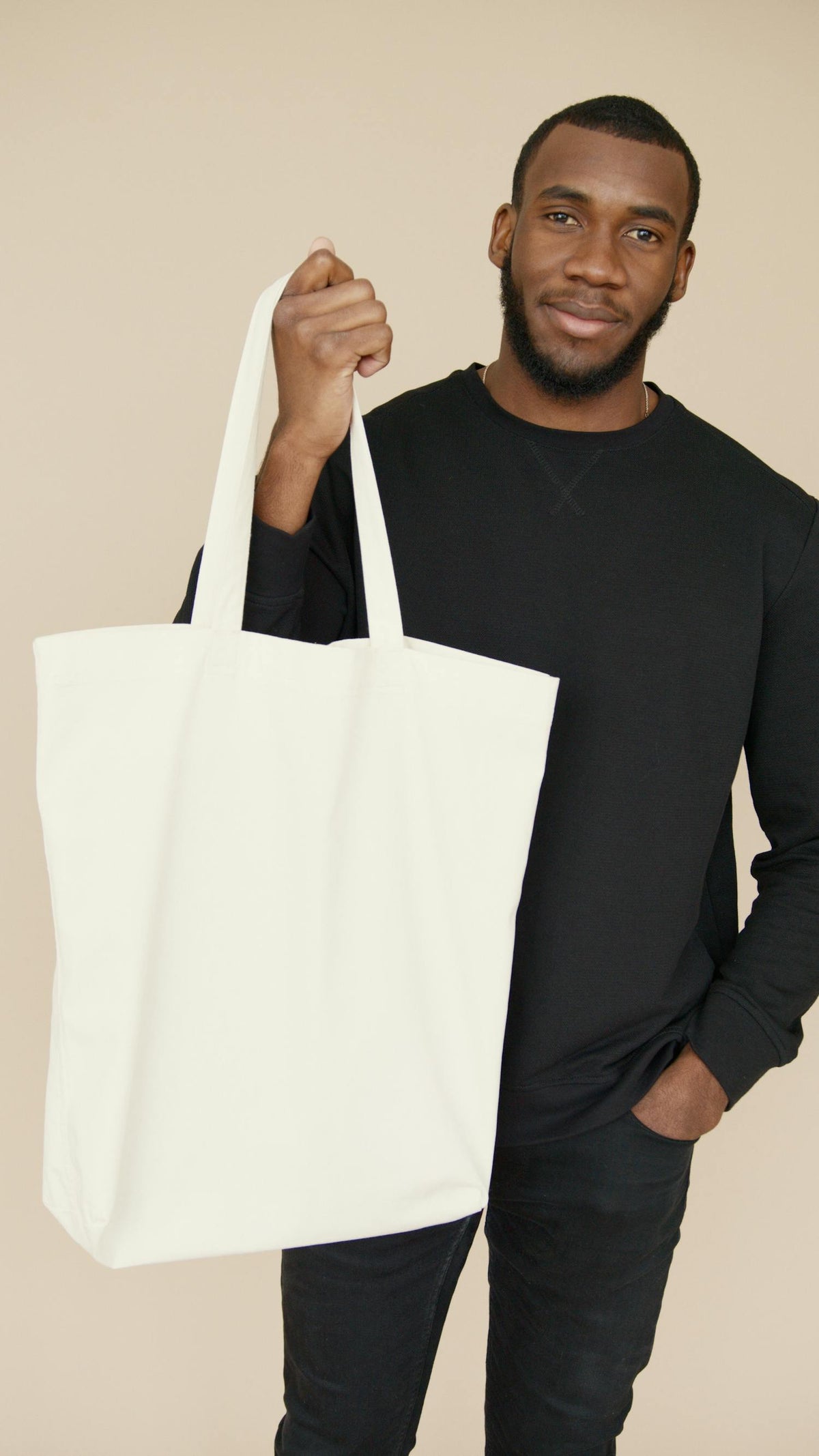 Foldable Shopping Tote – Set of 3 (Recycled Polyester) – view 4