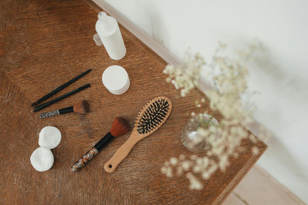Bamboo Hair Brush with Mixed Bristles – view 3
