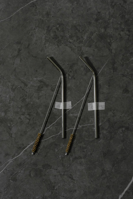 Reusable Stainless Steel Straws – 8 Pack with Brush – view 3